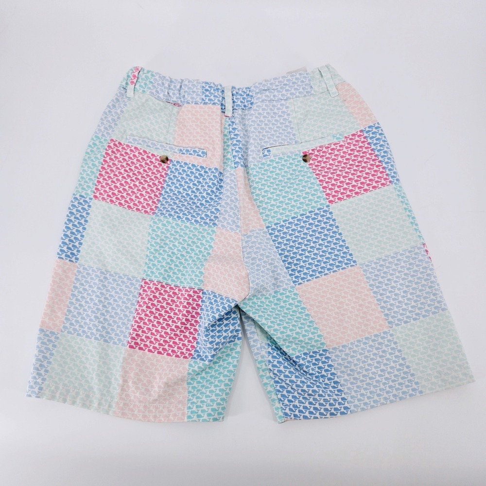 Vineyard Vines for Target Boys Patchwork Whale Shorts Size XL 16 Preppy - Picture 2 of 8